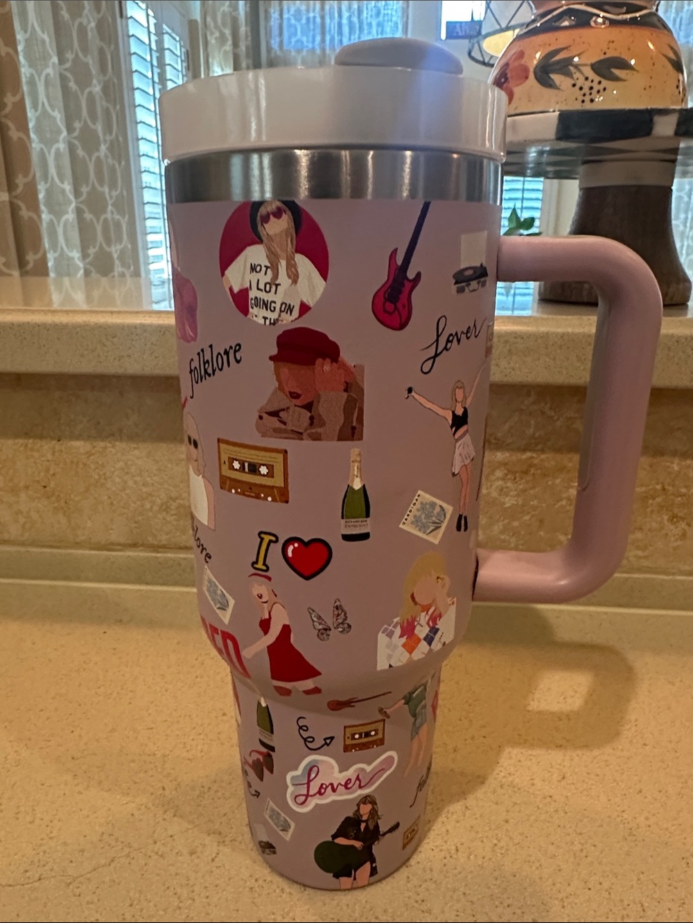 Taylor Swift “RED” “folklore” 'Lover' Graphic Insulated Travel Tumbler
